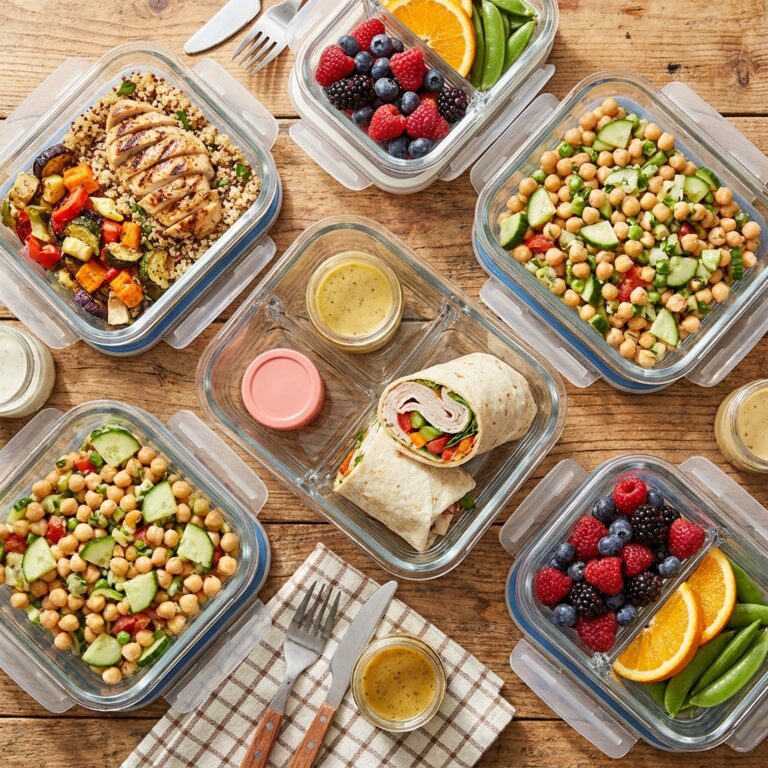 Healthy Packed Lunch Ideas for Work (Easy & Filling)