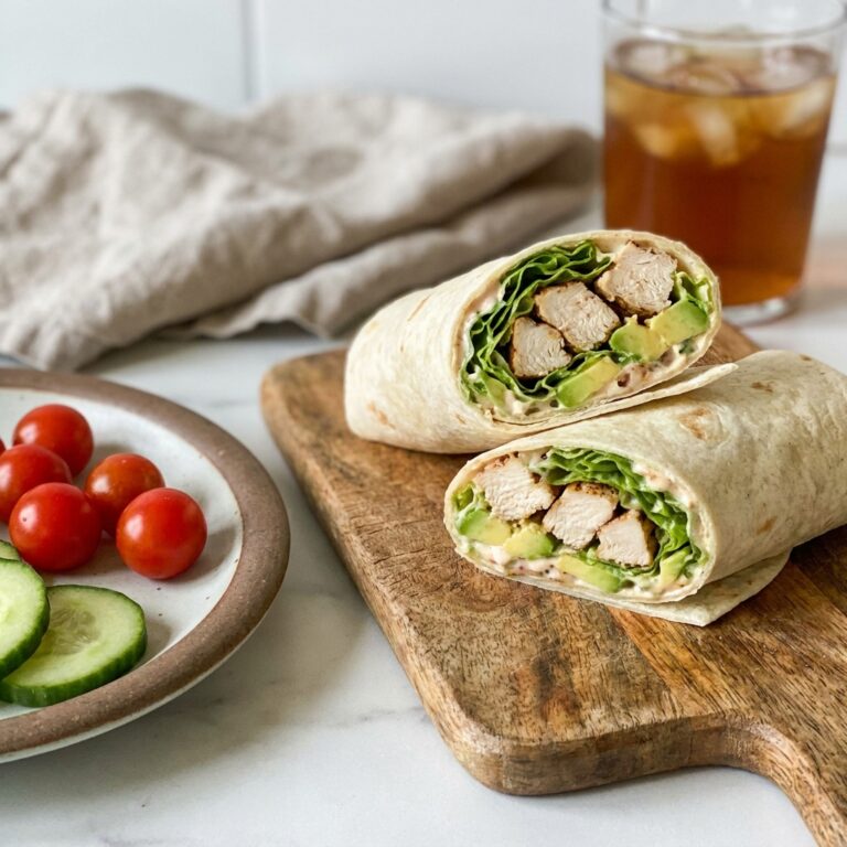 Homemade Chicken Wraps (Quick Lunch Idea)