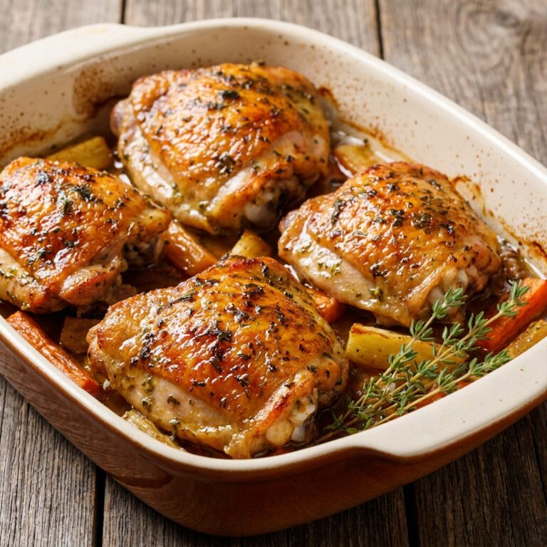 Juicy Oven-Baked Chicken Thighs
