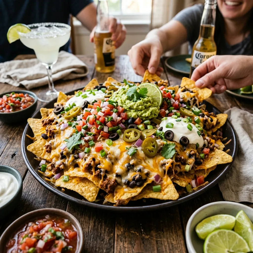 Best Loaded Nachos Recipe (Cheesy, Crispy & Perfect for Sharing)