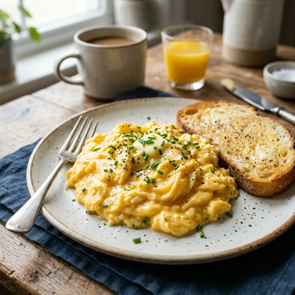 The Best Scrambled Eggs (Creamy & Fluffy)