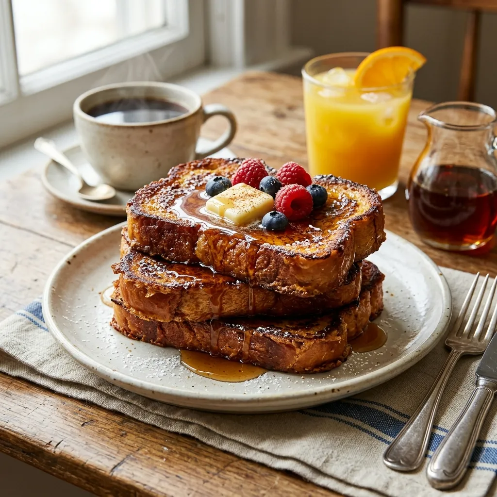 Classic French Toast (Crispy Outside, Soft Inside)