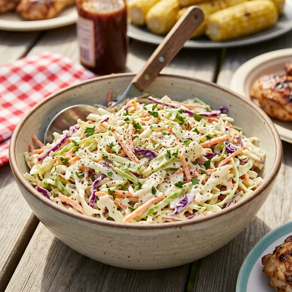 Creamy Coleslaw (Perfect for BBQs)