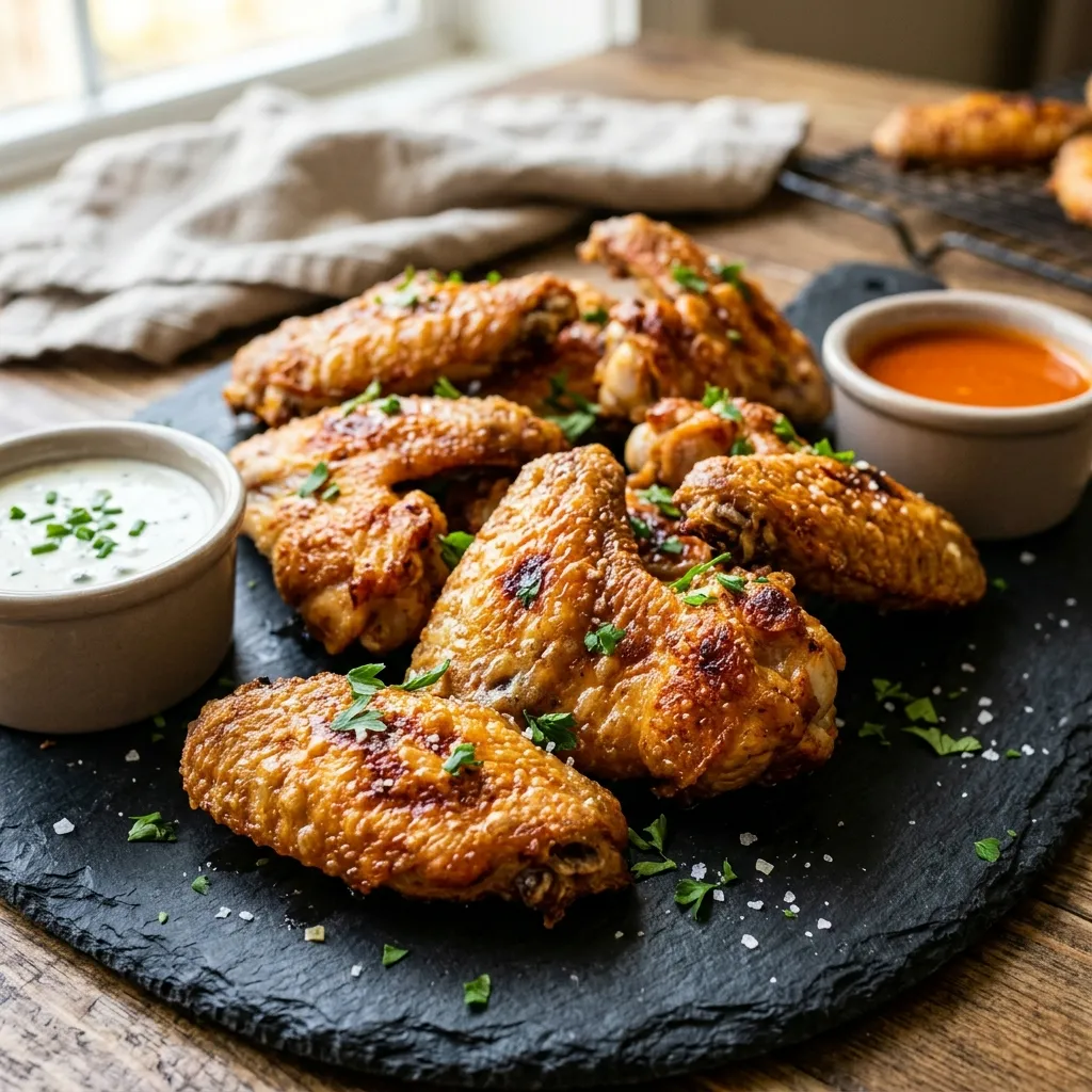 Crispy Baked Chicken Wings Recipe (Better Than Fried)