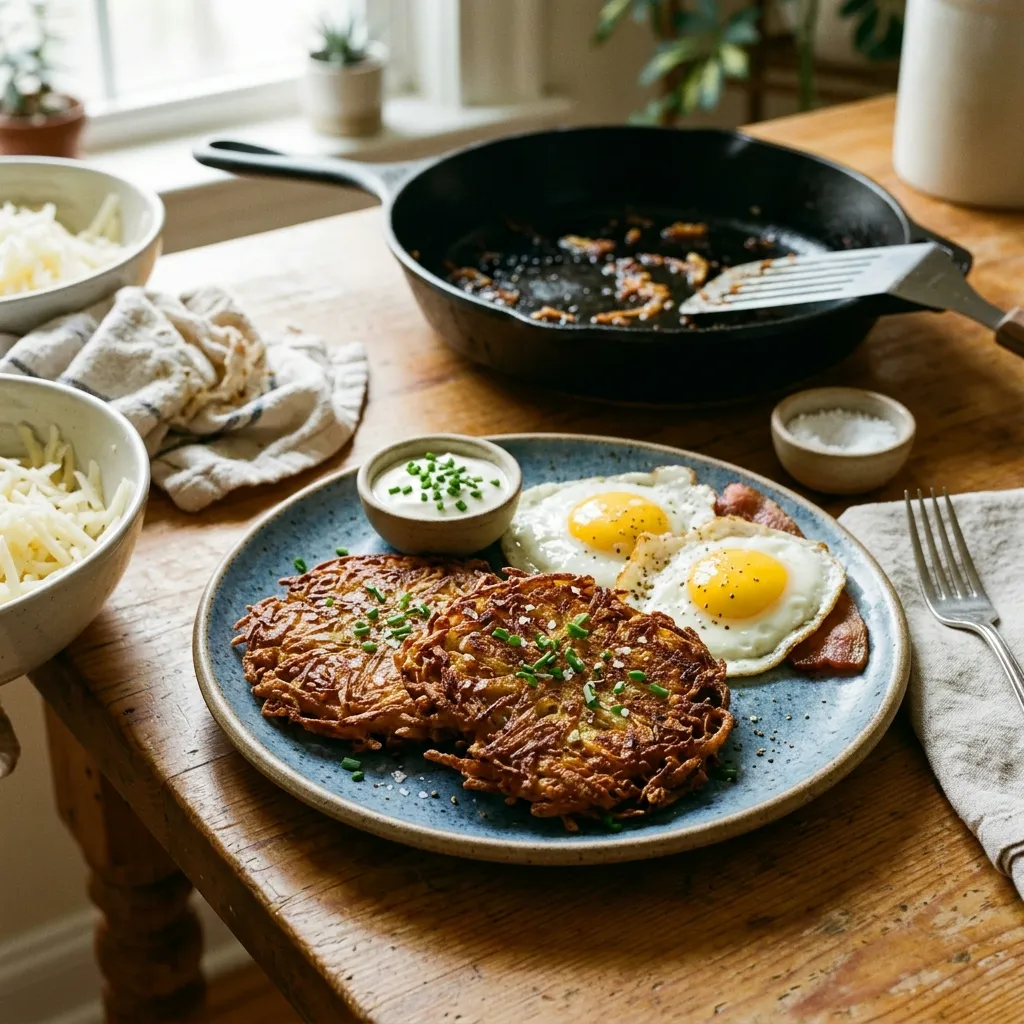 Crispy Hash Browns from Scratch (No Soggy Potatoes!)