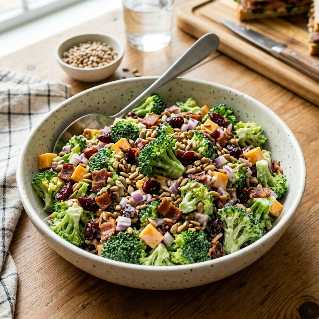 Easy Broccoli Salad (Sweet & Crunchy)