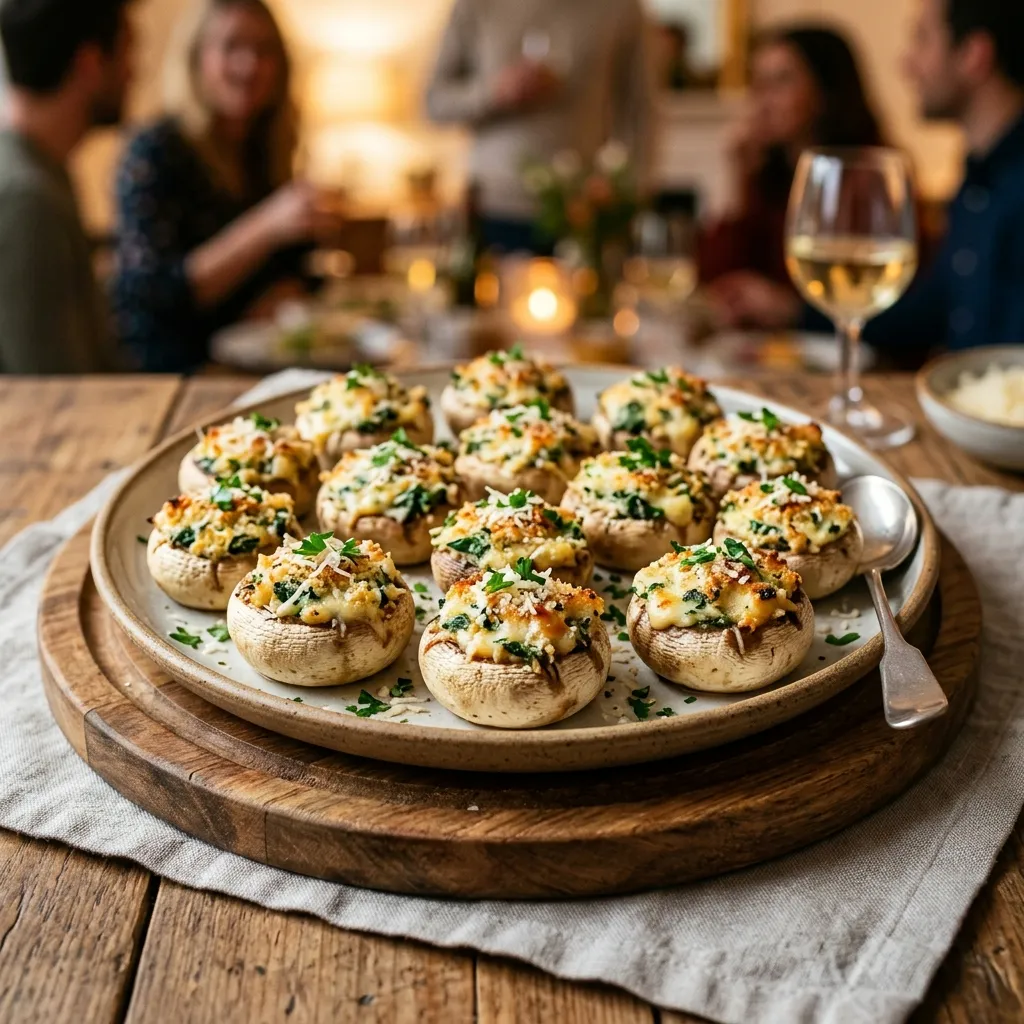 Easy Stuffed Mushrooms Recipe (Perfect Party Appetizer)