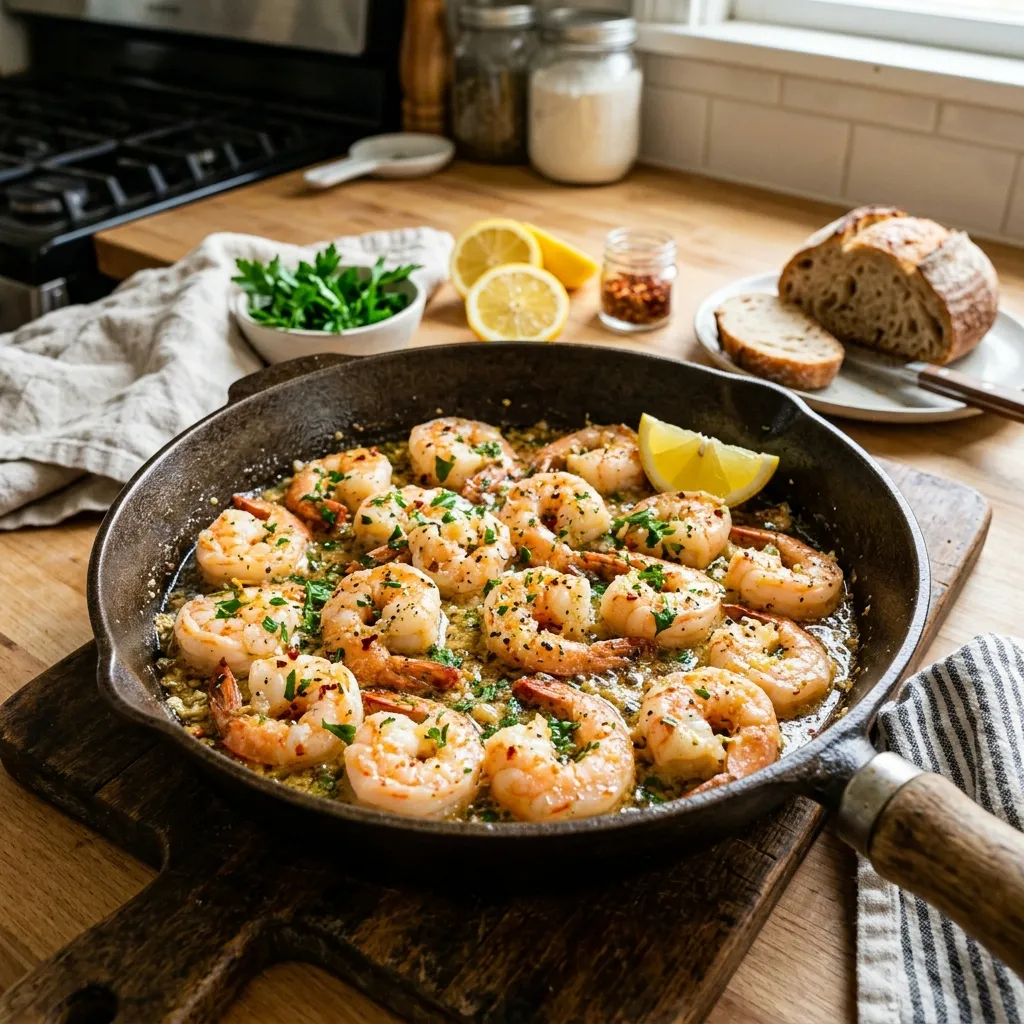Garlic Butter Shrimp in 15 Minutes (Quick, Juicy & Flavorful)