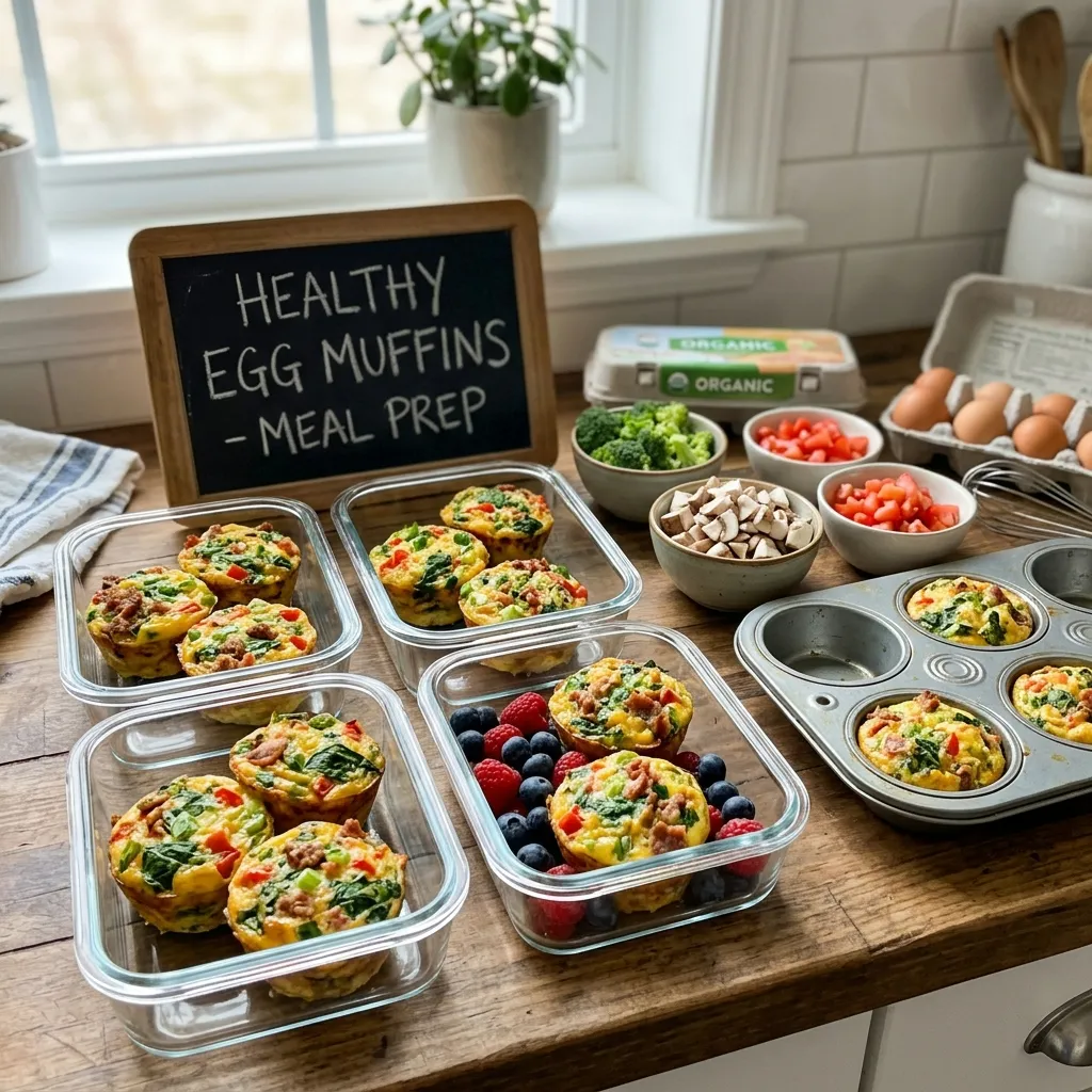 Healthy Egg Muffins for Meal Prep
