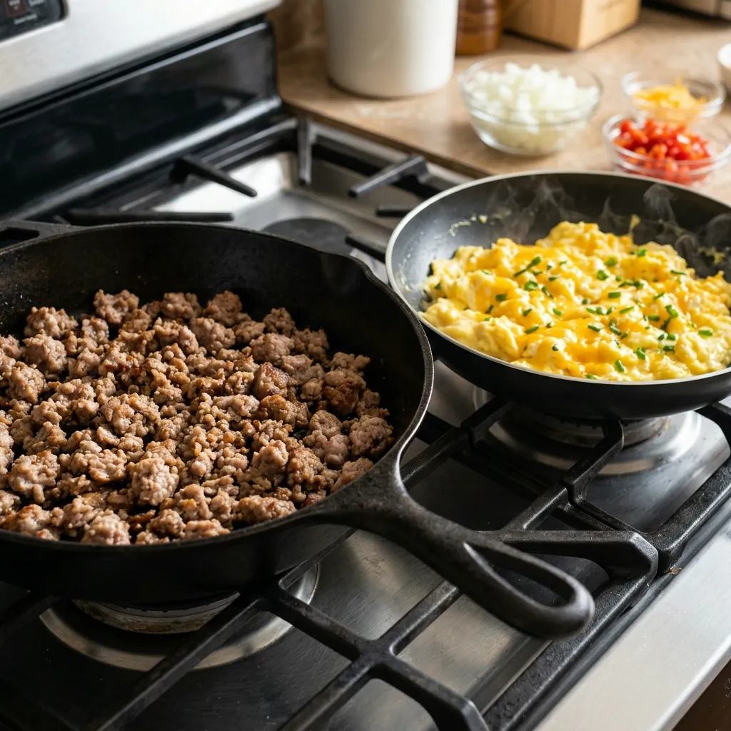 Homemade Breakfast Burritos (Freezer-Friendly)